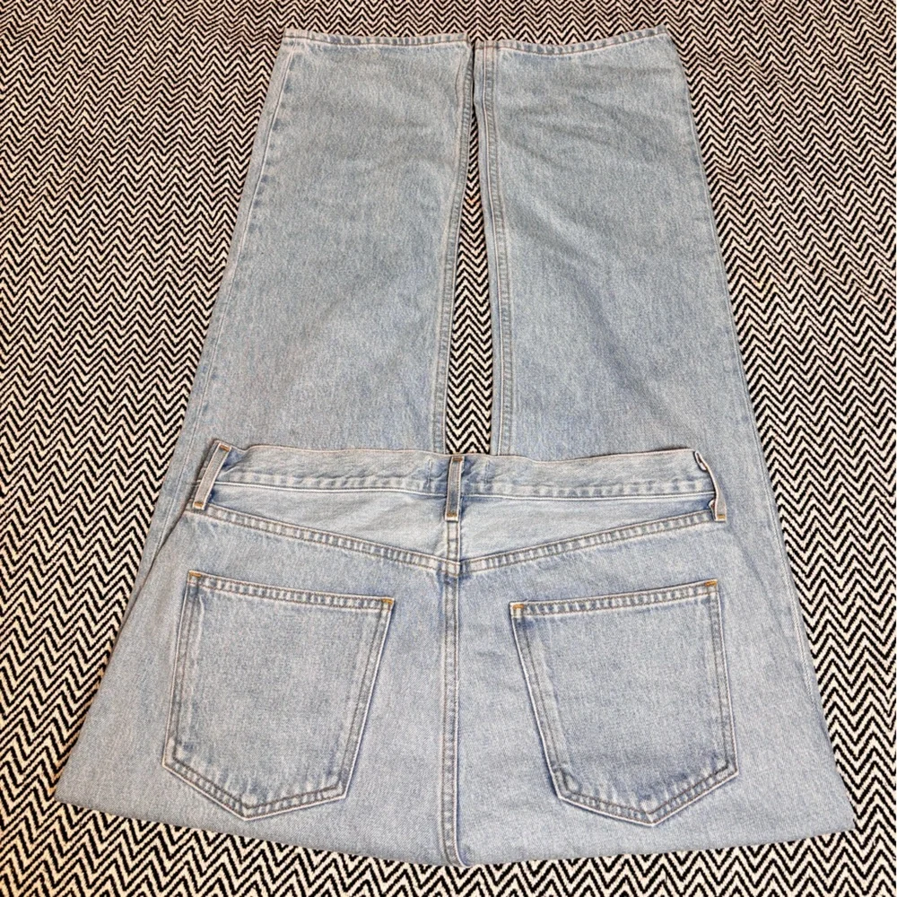 AGOLDE | Lana Slice Jeans Straight Leg Mid Rise | Sz 30 | NWOT - Picture 7 of 9